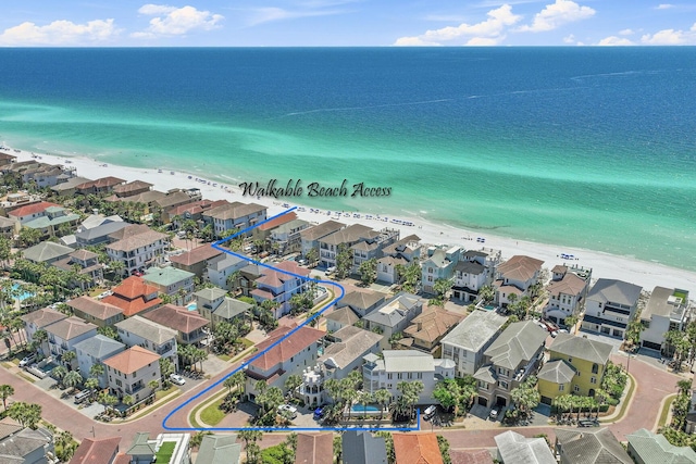 4835 Ocean Blvd, Destin, FL 32541 - aerial perspective of suburban area with extended coastline