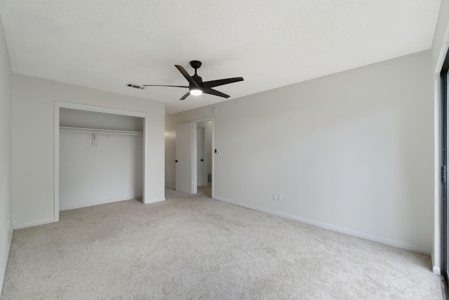 2106 Wilderness Path, Fort Walton Beach, FL 32547 - unfurnished bedroom featuring a closet, carpet, and ceiling fan