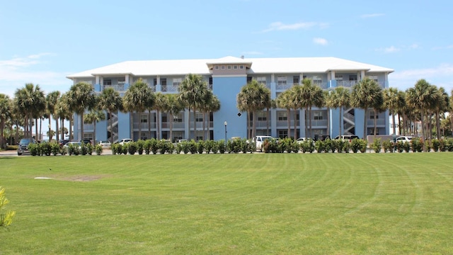 surrounding community featuring a lawn