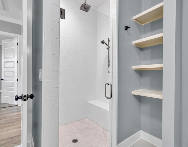 1160 Deer Moss Loop, Niceville, FL 32578 - bathroom with baseboards and a stall shower