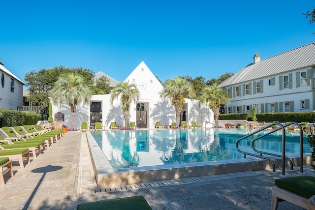 view of pool