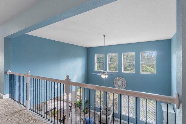 730 Cornelia St, Freeport, FL 32439 - hall featuring baseboards and carpet