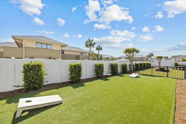 186 Ciboney St, Miramar Beach, FL 32550 - view of yard featuring a fenced backyard and a residential view