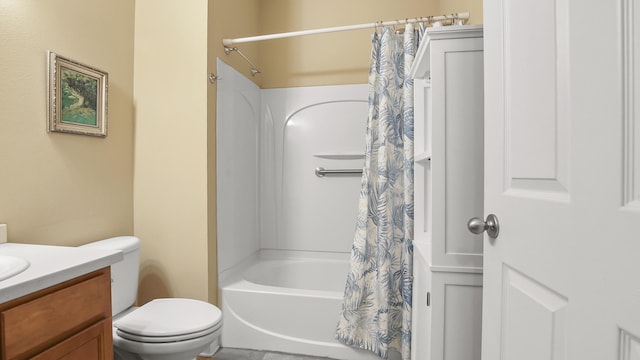 317 Turtle Cv, Panama City Beach, FL 32413 - full bathroom with shower / tub combo, vanity, and toilet