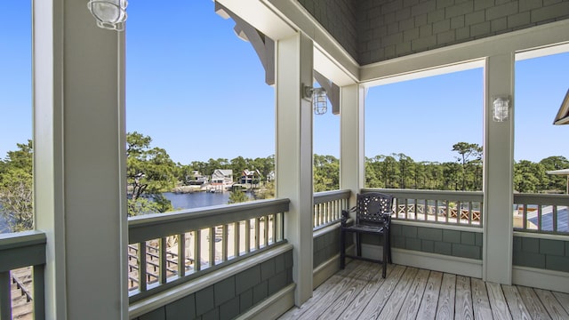 317 Turtle Cv, Panama City Beach, FL 32413 - deck with a water view