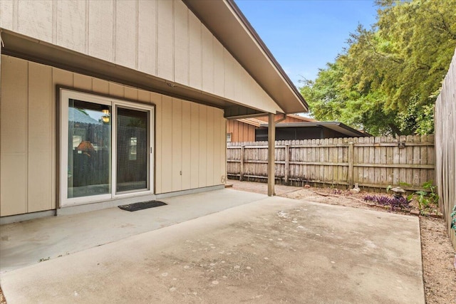exterior space with fence
