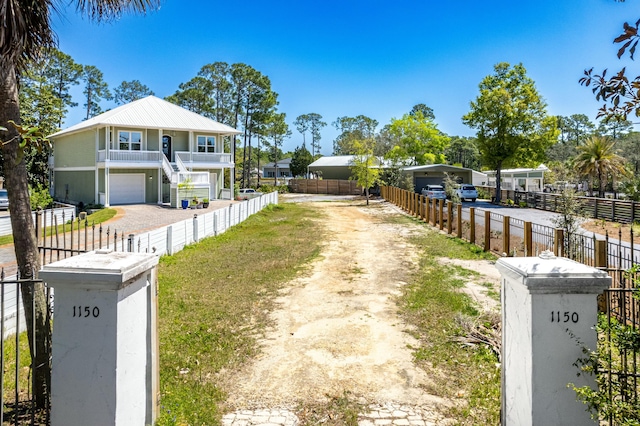 1158 Mack Bayou Rd, Santa Rosa Beach, FL 32459 - view of street featuring stairs