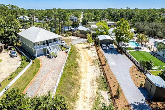 1158 Mack Bayou Rd, Santa Rosa Beach, FL 32459 - birds eye view of property