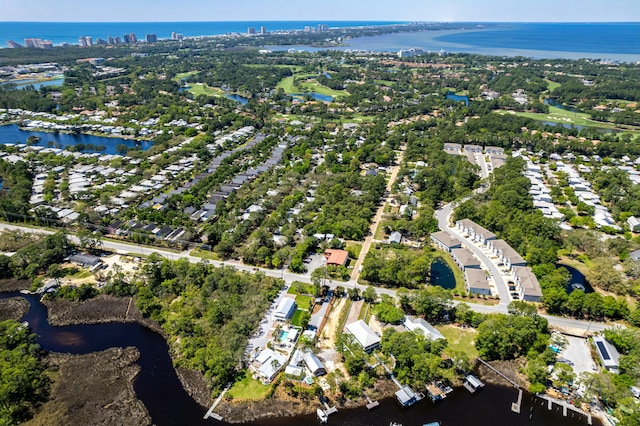 1158 Mack Bayou Rd, Santa Rosa Beach, FL 32459 - birds eye view of property with a water view