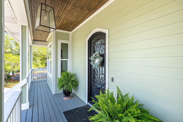 1158 Mack Bayou Rd, Santa Rosa Beach, FL 32459 - property entrance featuring a porch