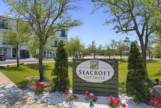 80 Sea Croft Dr, Santa Rosa Beach, FL 32459 - community sign with a yard