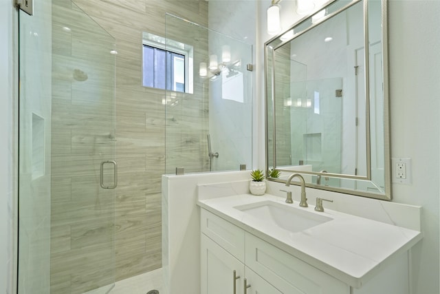 80 Sea Croft Dr, Santa Rosa Beach, FL 32459 - full bathroom with vanity and a stall shower