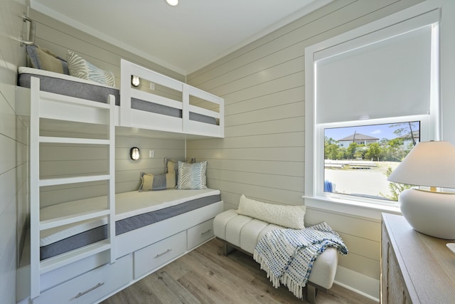 80 Sea Croft Dr, Santa Rosa Beach, FL 32459 - bedroom with wood finished floors and wooden walls