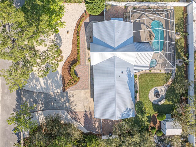 34 Debbie Ln, Santa Rosa Beach, FL 32459 - aerial view of property and surrounding area with a pool