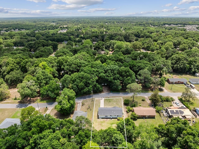 2899 Wisteria Ave, Crestview, FL 32539 - aerial overview of property's location with a forest and property parcel outlined
