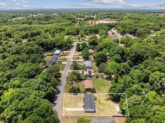 2899 Wisteria Ave, Crestview, FL 32539 - aerial view of property's location with a forest and property parcel outlined