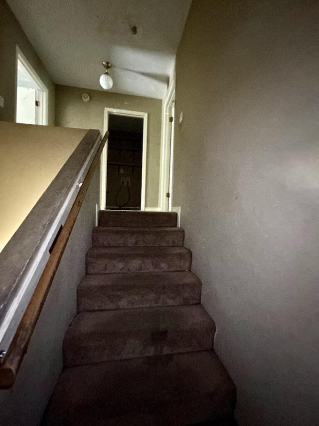 view of staircase
