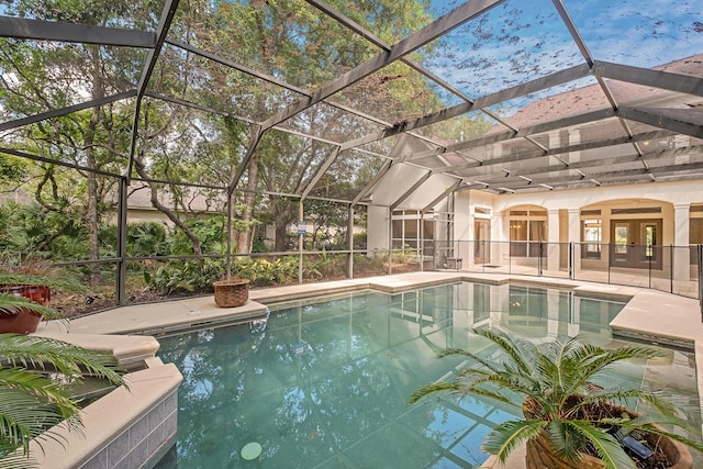 237 Matties Way, Destin, FL 32541 - outdoor pool with a patio area, a lanai, and french doors