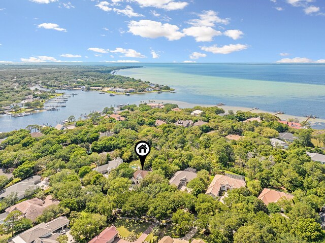 237 Matties Way, Destin, FL 32541 - aerial view of residential area featuring a nearby body of water