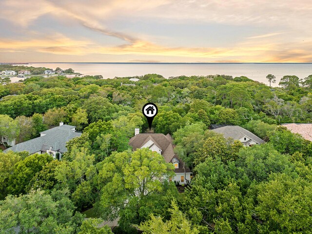 237 Matties Way, Destin, FL 32541 - aerial view at dusk of a water view
