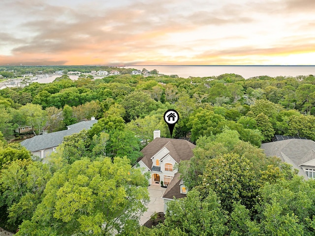 237 Matties Way, Destin, FL 32541 - aerial view at dusk of a water view