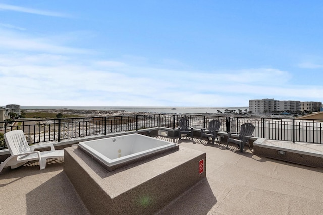 34 Gulf Breeze Ct, Destin, FL 32541 - view of patio with a water view