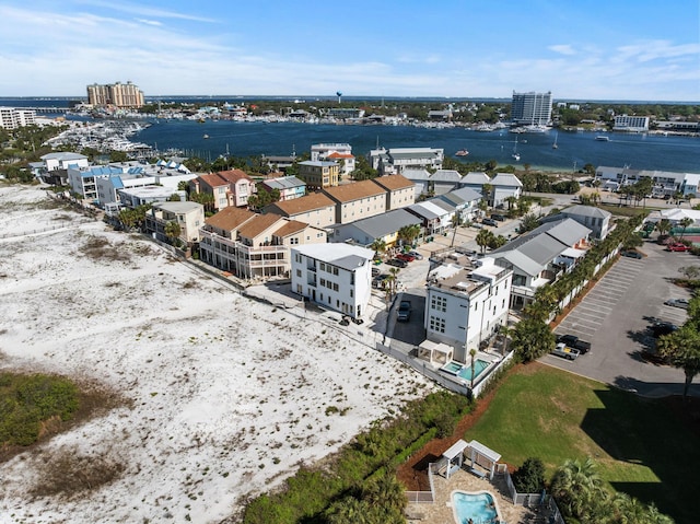 34 Gulf Breeze Ct, Destin, FL 32541 - birds eye view of property with a water view