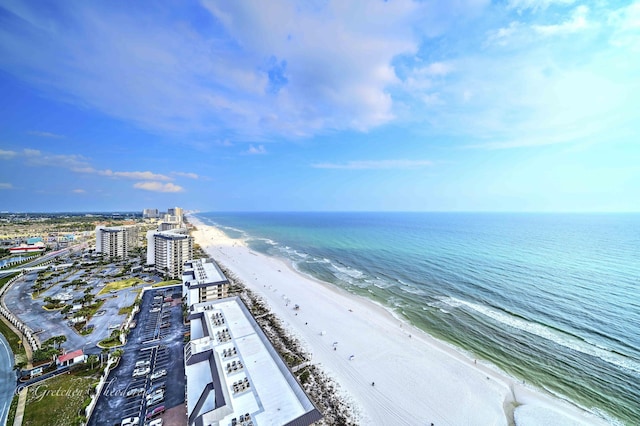 11807 Front Beach Rd Unit 2104, Panama City Beach, FL 32407 - aerial view with a view of the beach and a water view