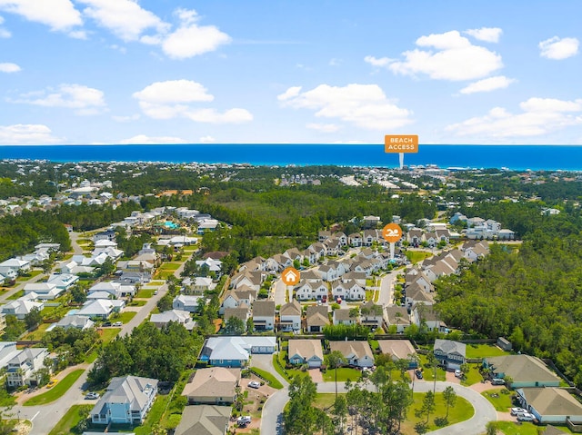 331 Ridgewalk Cir, Santa Rosa Beach, FL 32459 - drone / aerial view featuring a water view and a residential view