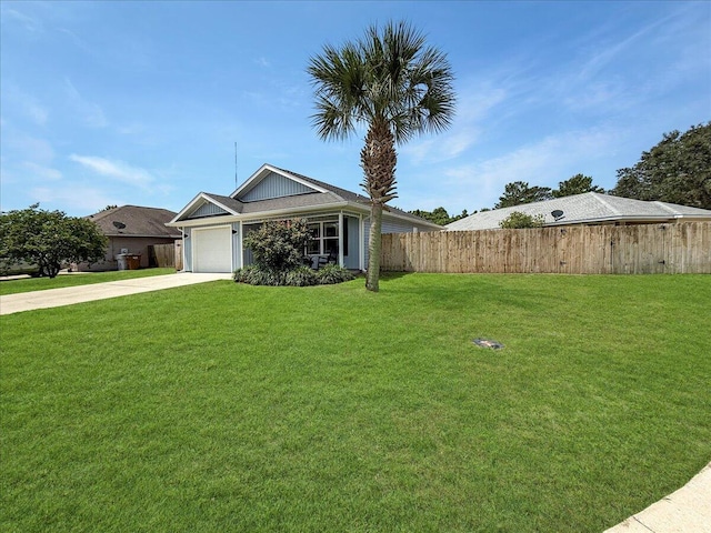 2055 Bright Water Dr, Gulf Breeze, FL 32563 - ranch-style house with concrete driveway and an attached garage