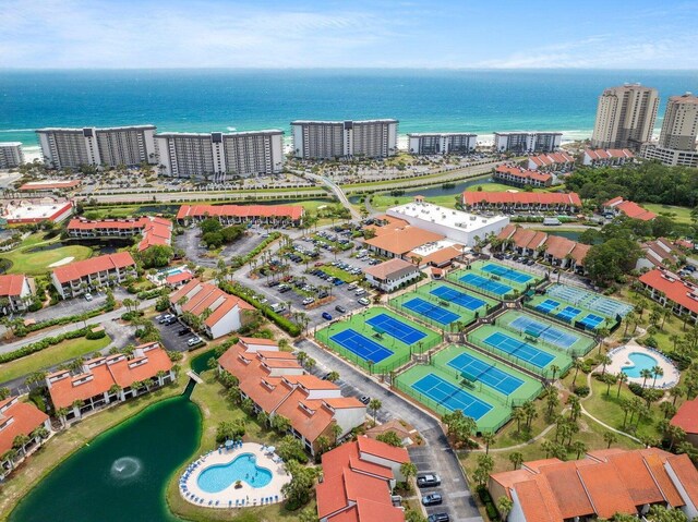 11619 Front Beach Rd Unit 201, Panama City Beach, FL 32407 - aerial view featuring a water view and a city view