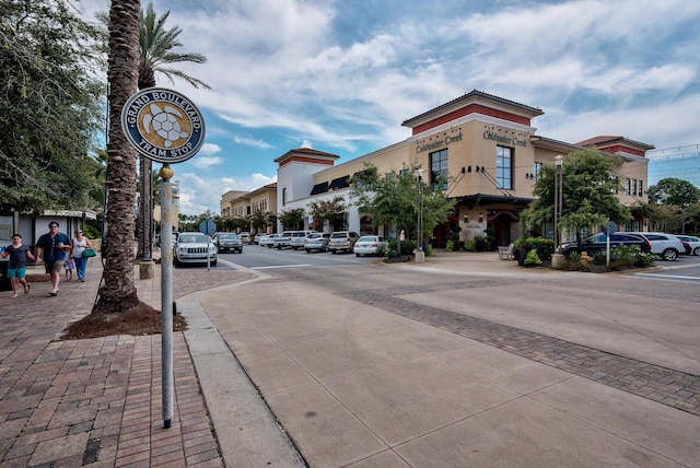 496 Linkside Dr, Miramar Beach, FL 32550 - view of road with sidewalks, street lights, and curbs
