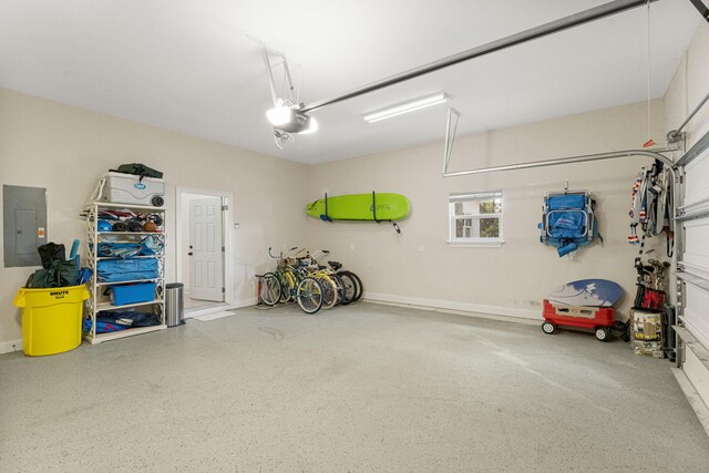 332 Somerset Bridge Rd, Santa Rosa Beach, FL 32459 - garage featuring a garage door opener and electric panel