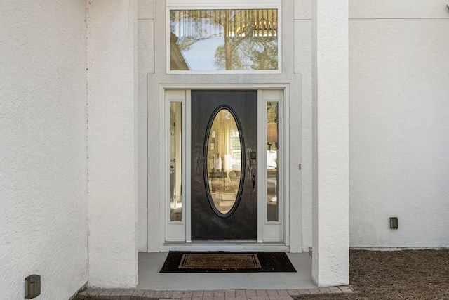 332 Somerset Bridge Rd, Santa Rosa Beach, FL 32459 - entrance to property with stucco siding