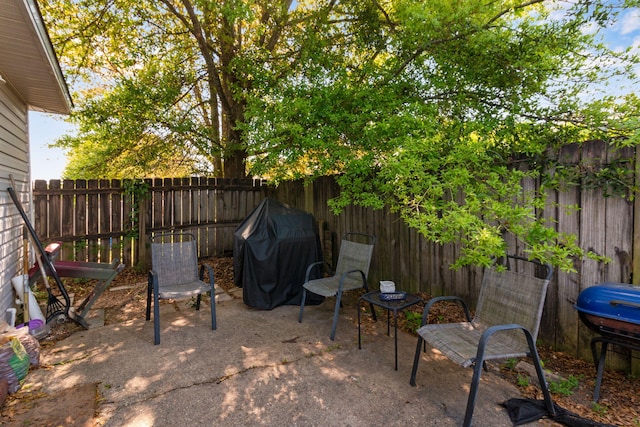 322 Apple Dr, Crestview, FL 32536 - view of patio / terrace with grilling area and a fenced backyard