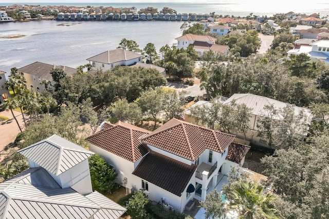 100 Vista Blfs, Destin, FL 32541 - drone / aerial view featuring a residential view and a water view