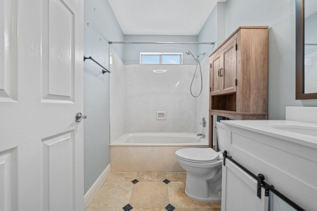 119 Long Pointe Dr, Mary Esther, FL 32569 - full bathroom with vanity, tub / shower combination, and tile patterned flooring