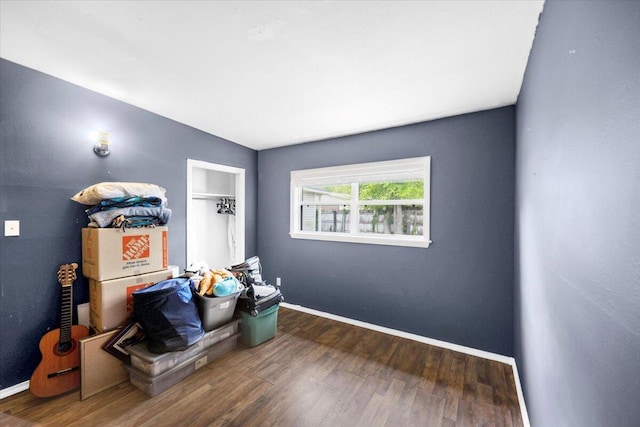 706 Mary Ave, Fort Walton Beach, FL 32547 - bedroom with baseboards and wood finished floors
