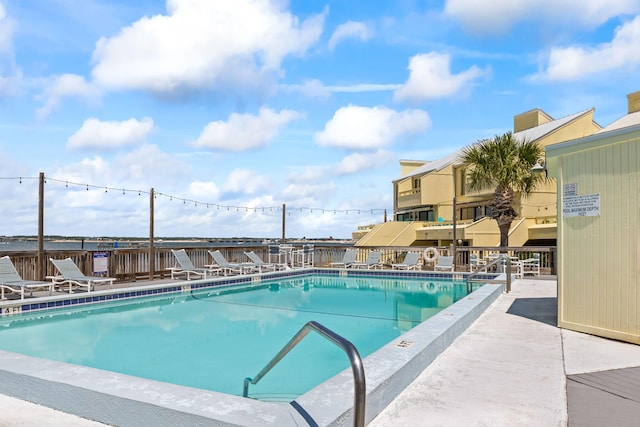 view of pool