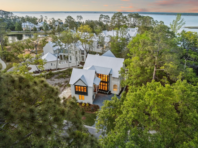 335 Churchill Oaks Dr, Santa Rosa Beach, FL 32459 - aerial view featuring a water view