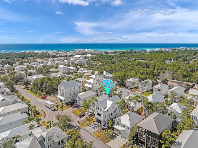 107 Grande Pointe Dr, Inlet Beach, FL 32461 - aerial view of residential area with a nearby body of water