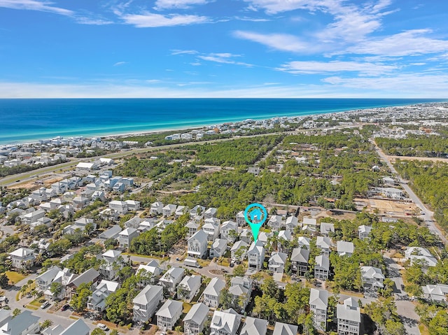 107 Grande Pointe Dr, Inlet Beach, FL 32461 - aerial overview of property's location with a nearby body of water and nearby suburban area