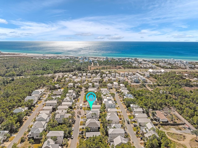 107 Grande Pointe Dr, Inlet Beach, FL 32461 - aerial perspective of suburban area with a nearby body of water