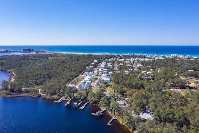 107 Grande Pointe Dr, Inlet Beach, FL 32461 - bird's eye view of a large body of water