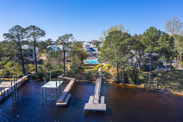 107 Grande Pointe Dr, Inlet Beach, FL 32461 - dock area with a water view