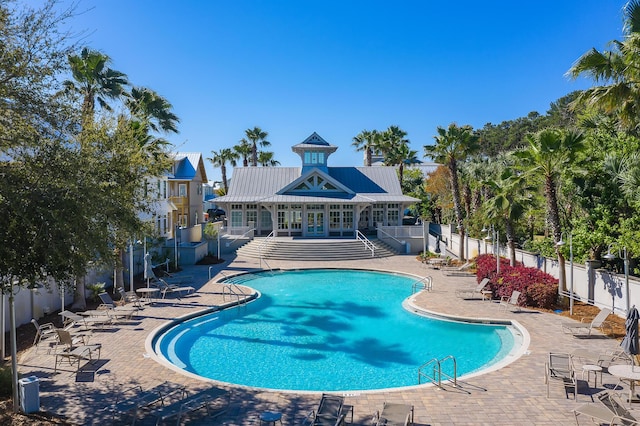 107 Grande Pointe Dr, Inlet Beach, FL 32461 - community pool with a patio
