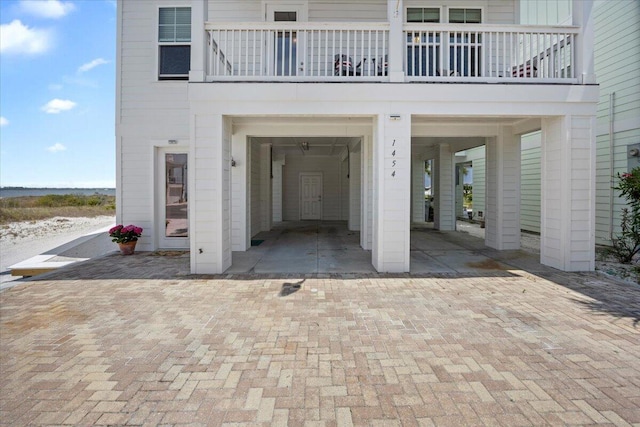 1454 Seaside Cir, Navarre, FL 32566 - exterior space featuring a carport