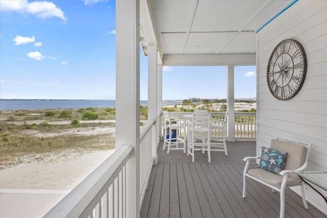 1454 Seaside Cir, Navarre, FL 32566 - deck with a water view