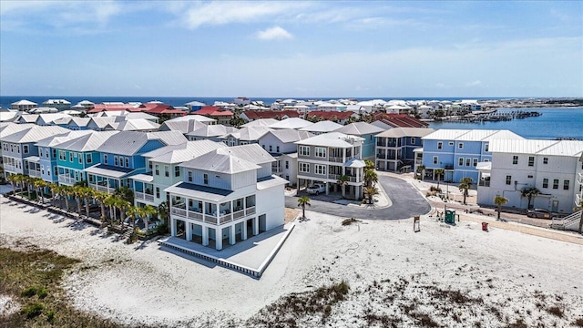 1454 Seaside Cir, Navarre, FL 32566 - birds eye view of property featuring a water view