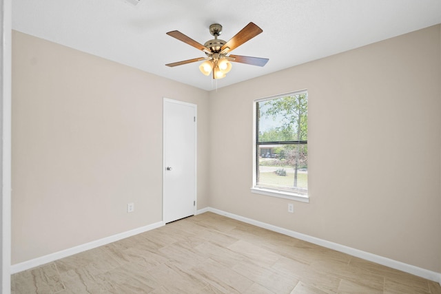 3335 Rolling Hills Cir, Bonifay, FL 32425 - spare room with baseboards and a ceiling fan